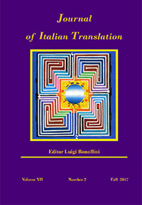 Journal of Italian Translation, by Ed. Luigi Bonaffini